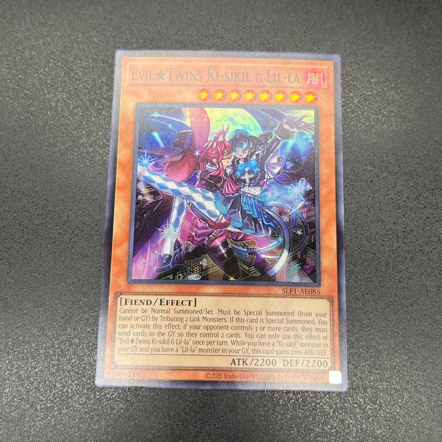 遊戯王　Ｅｖｉｌ★Ｔｗｉｎｓ キスキル・リィラ/スーパー/英語/泰亜版