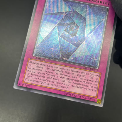 遊戯王　異次元トンネル－ミラーゲート－/レリーフ/ドイツ語/1st/EU版