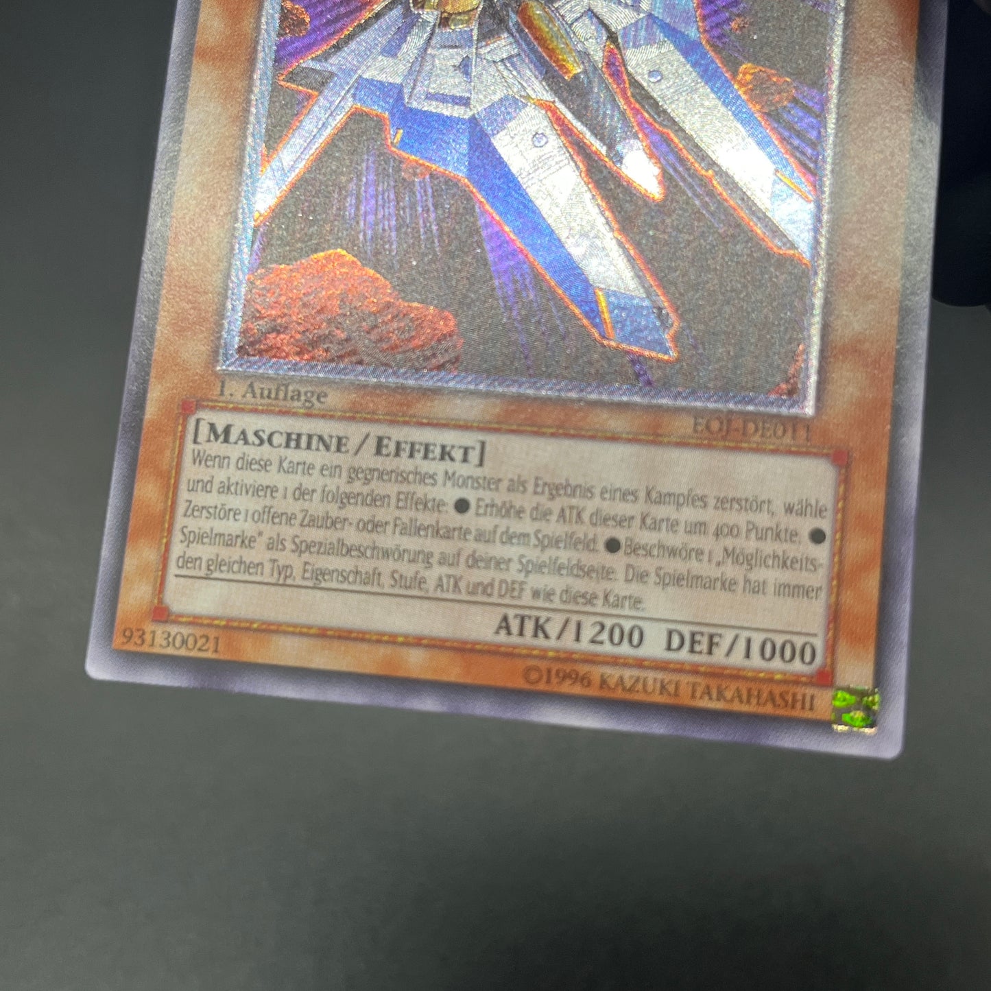 遊戯王　ビクトリー・バイパーＸＸＯ２/レリーフ/ドイツ語/1st/EU版