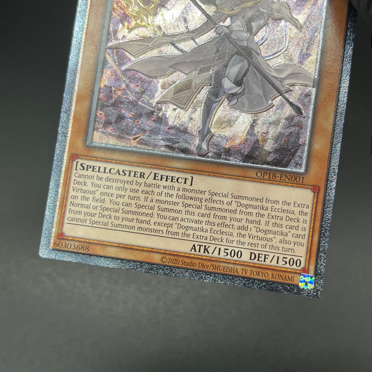 遊戯王　教導の聖女エクレシア/レリーフ/英語/EU版