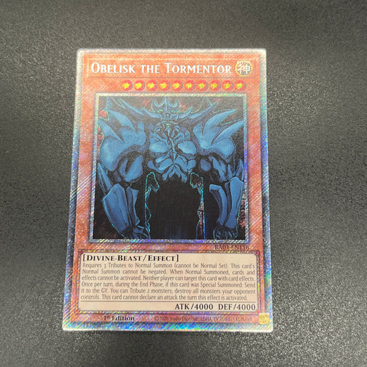 遊戯王　オベリスクの巨神兵/プラチナ/英語/1st/EU版
