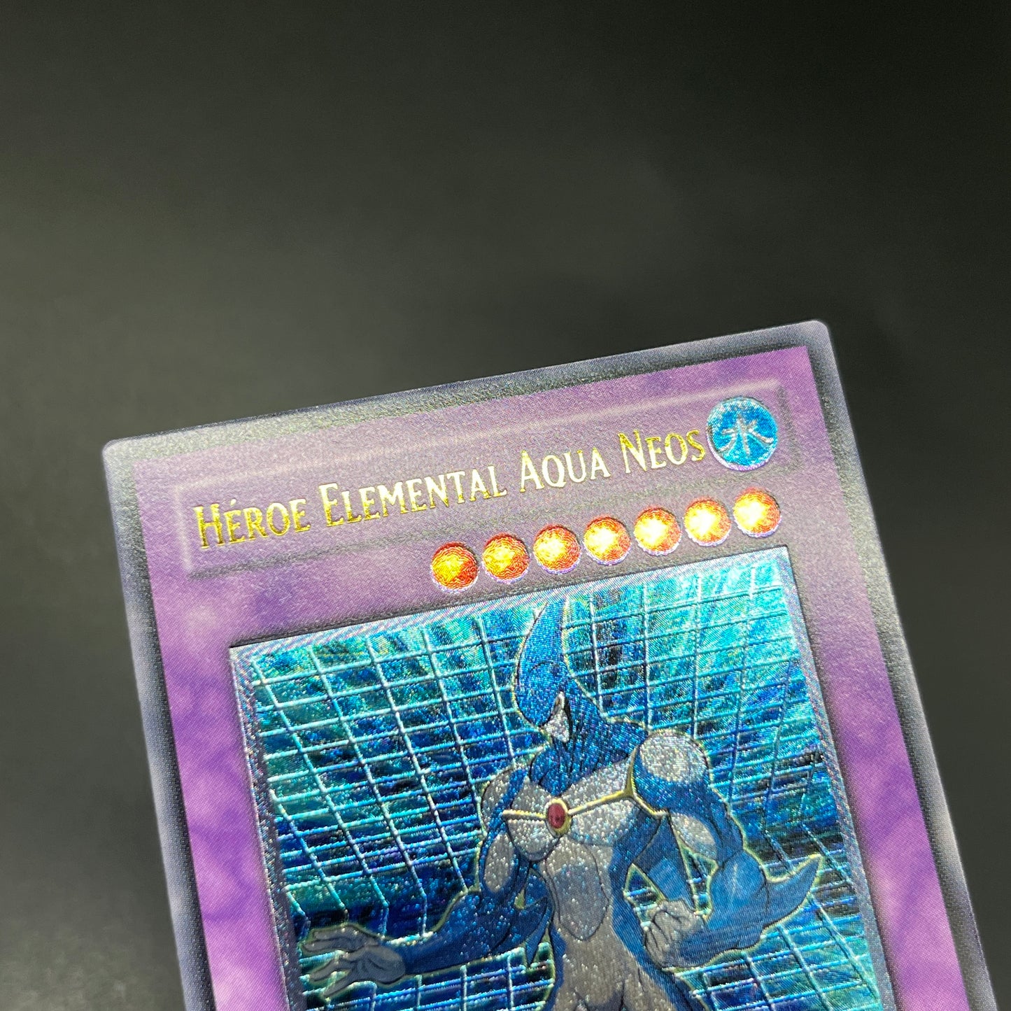 遊戯王　Ｅ・ＨＥＲＯ アクア・ネオス/レリーフ/スペイン語/1st/EU版