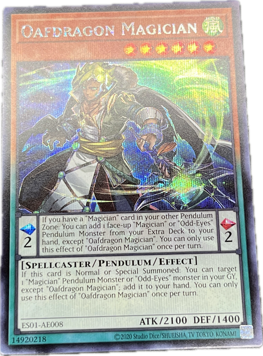 遊戯王　賤竜の魔術師/シークレット/英語/泰亜版