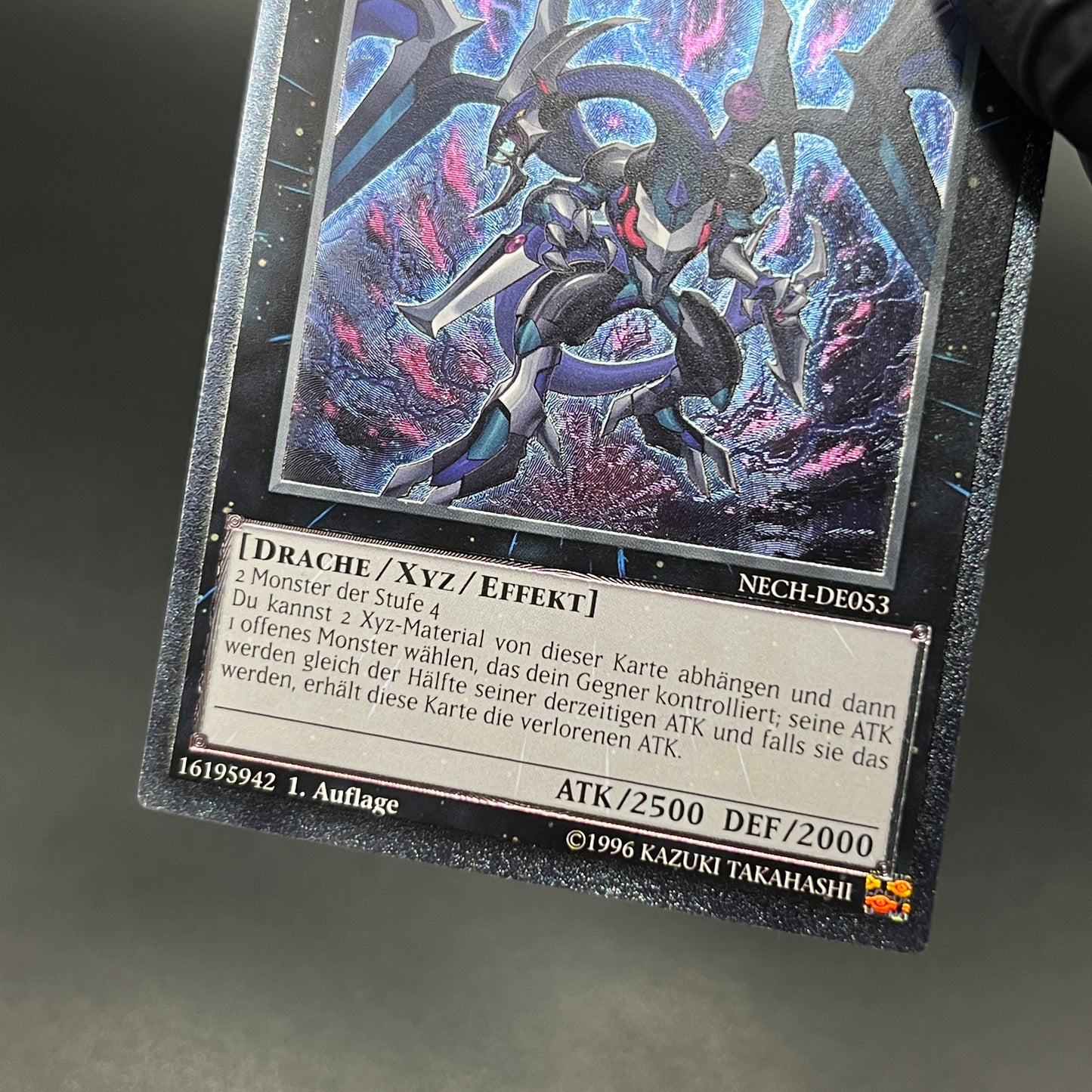 遊戯王　ダーク・リベリオン・エクシーズ・ドラゴン/レリーフ/ドイツ/1st/EU版