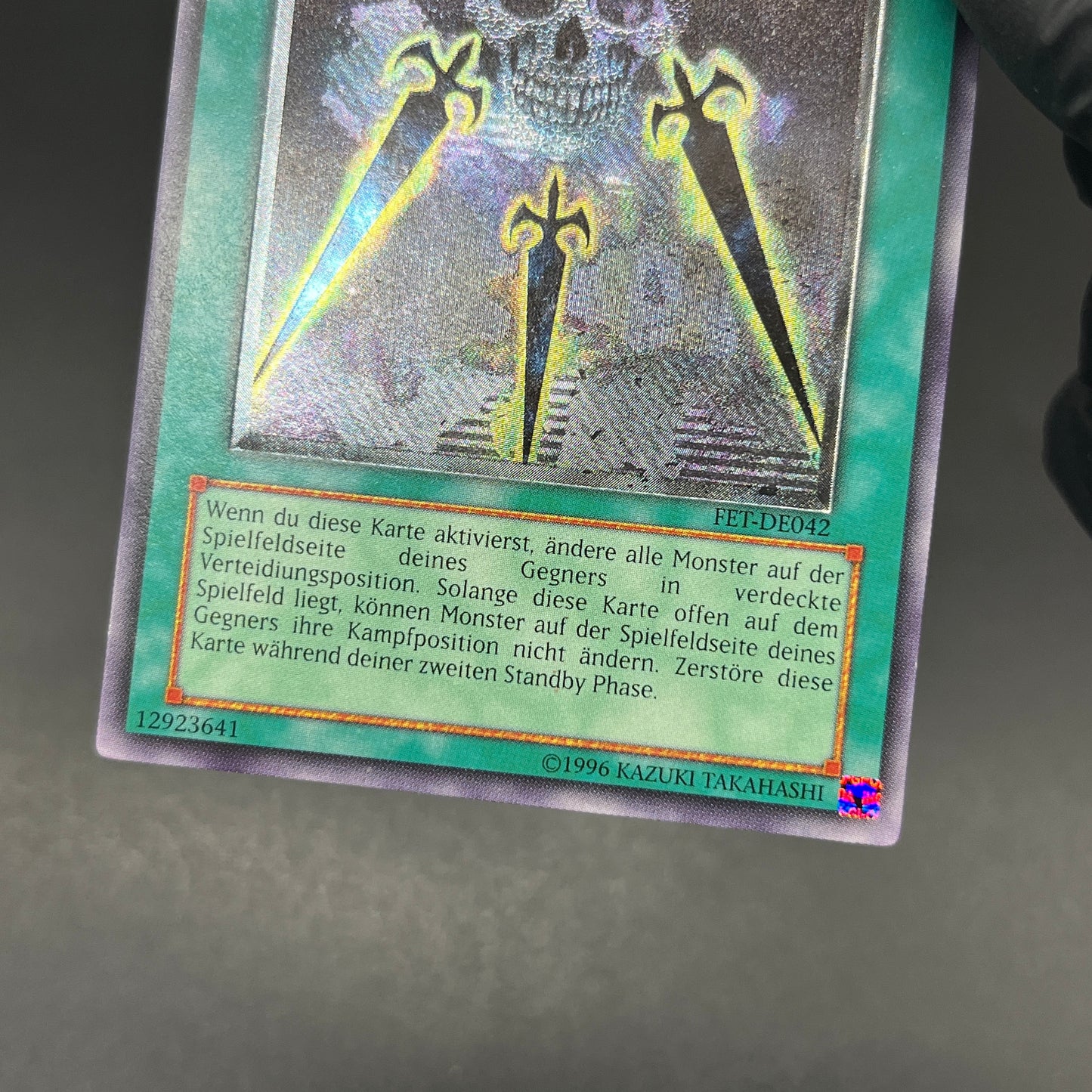 遊戯王　闇の護封剣/レリーフ/ドイツ語/EU版