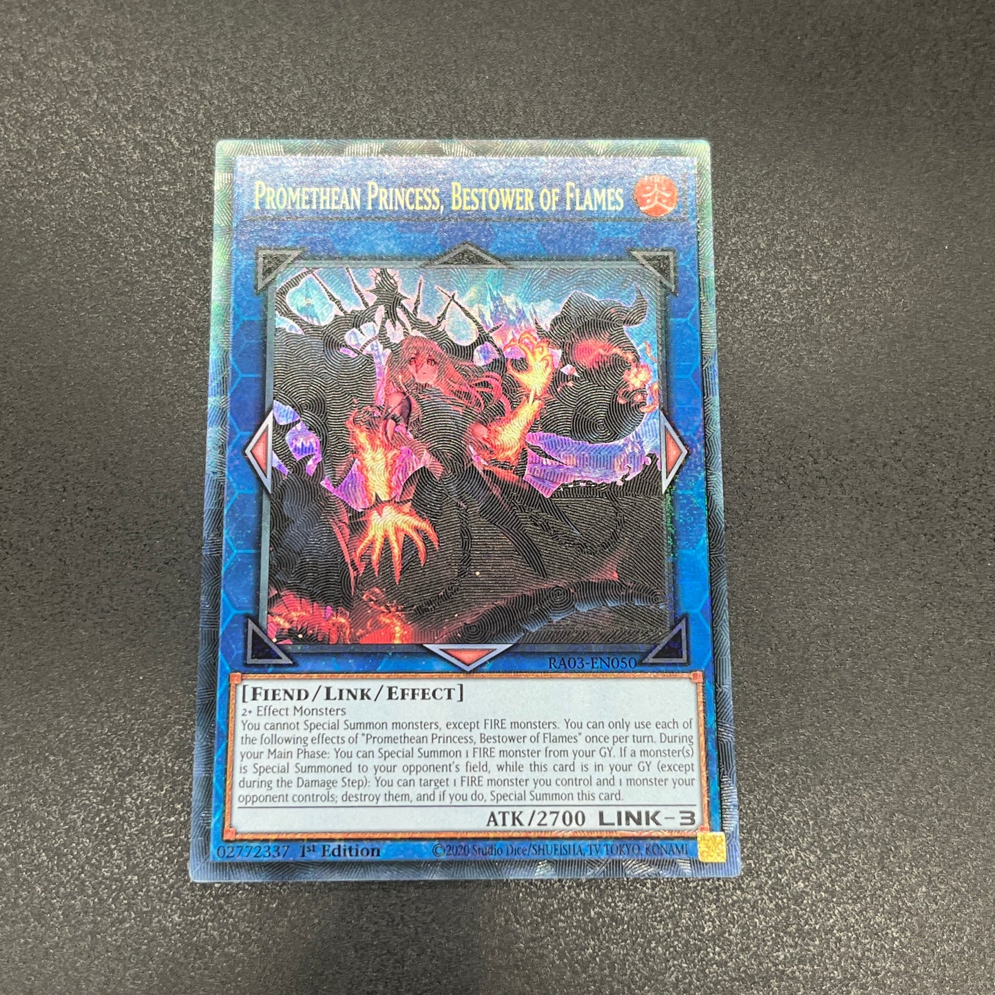 遊戯王　賜炎の咎姫/コレクターズ/英語/1st/EU版