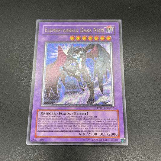 遊戯王　Ｅ・ＨＥＲＯ ブラック・ネオス/レリーフ/ドイツ語/EU版