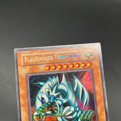 遊戯王　ブルーアイズ・トゥーン・ドラゴン/シークレット/ドイツ/EU版