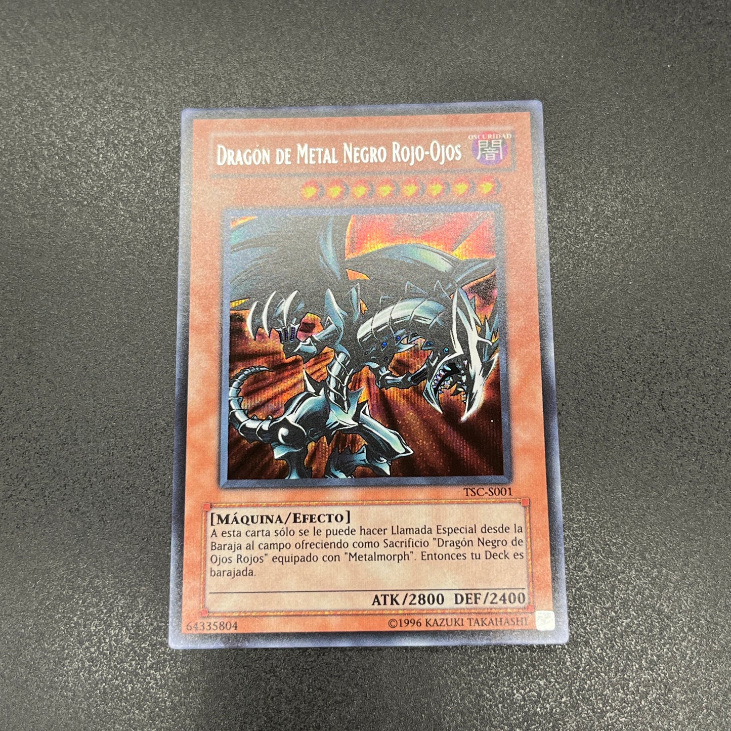 遊戯王　レッドアイズ・ブラックメタルドラゴン/シークレット/スペイン/EU版