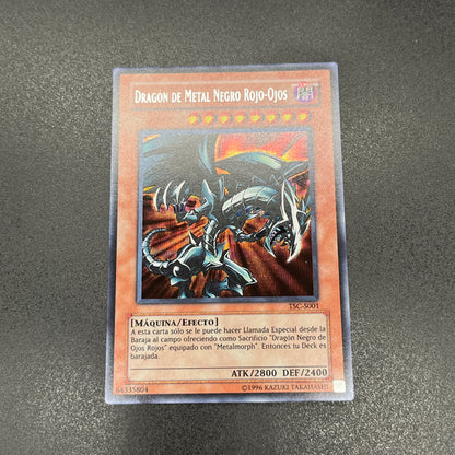 遊戯王　レッドアイズ・ブラックメタルドラゴン/シークレット/スペイン/EU版