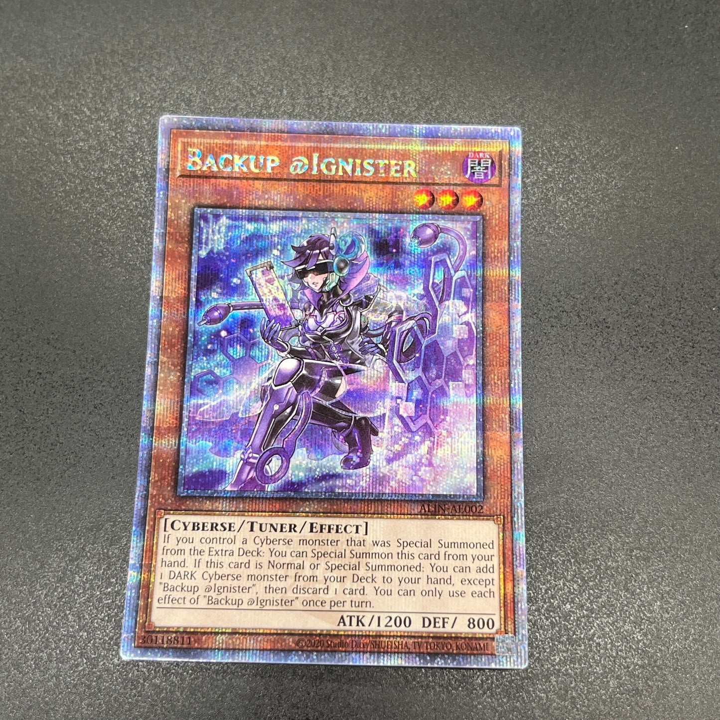 遊戯王　バックアップ＠イグニスター/クオシク/英語/泰亜版