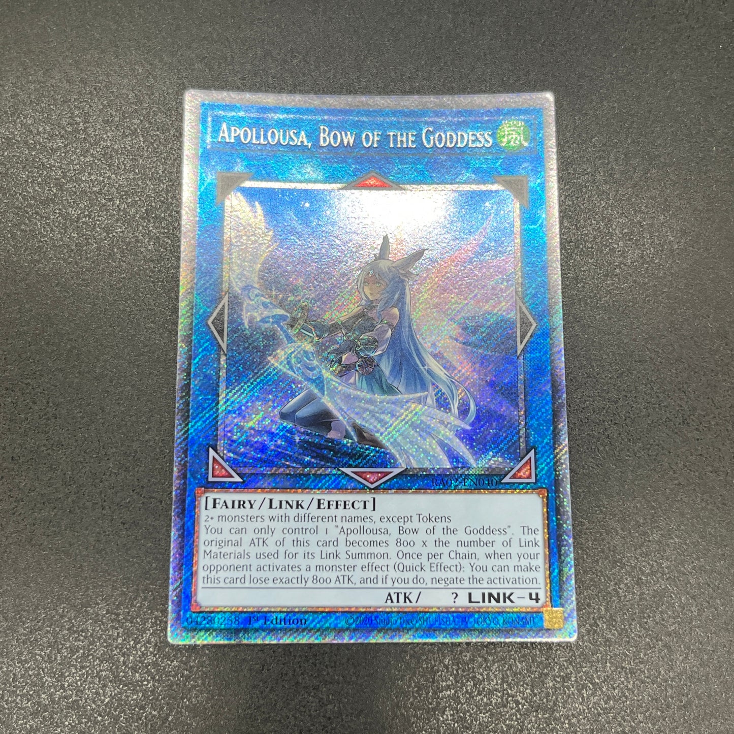 遊戯王　召命の神弓－アポロウーサ/プラチナ/英語/1st/EU