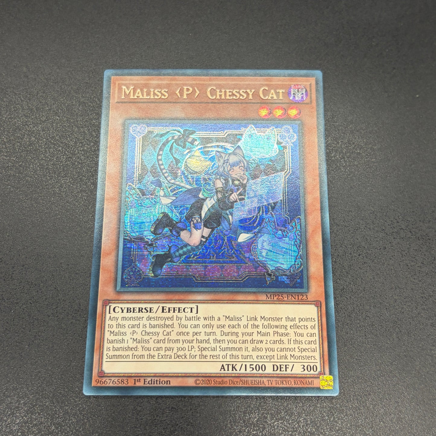 遊戯王　Ｍ∀ＬＩＣＥ＜Ｐ＞Ｃｈｅｓｈｉｒｅ Ｃａｔ/シークレット/1st/英語