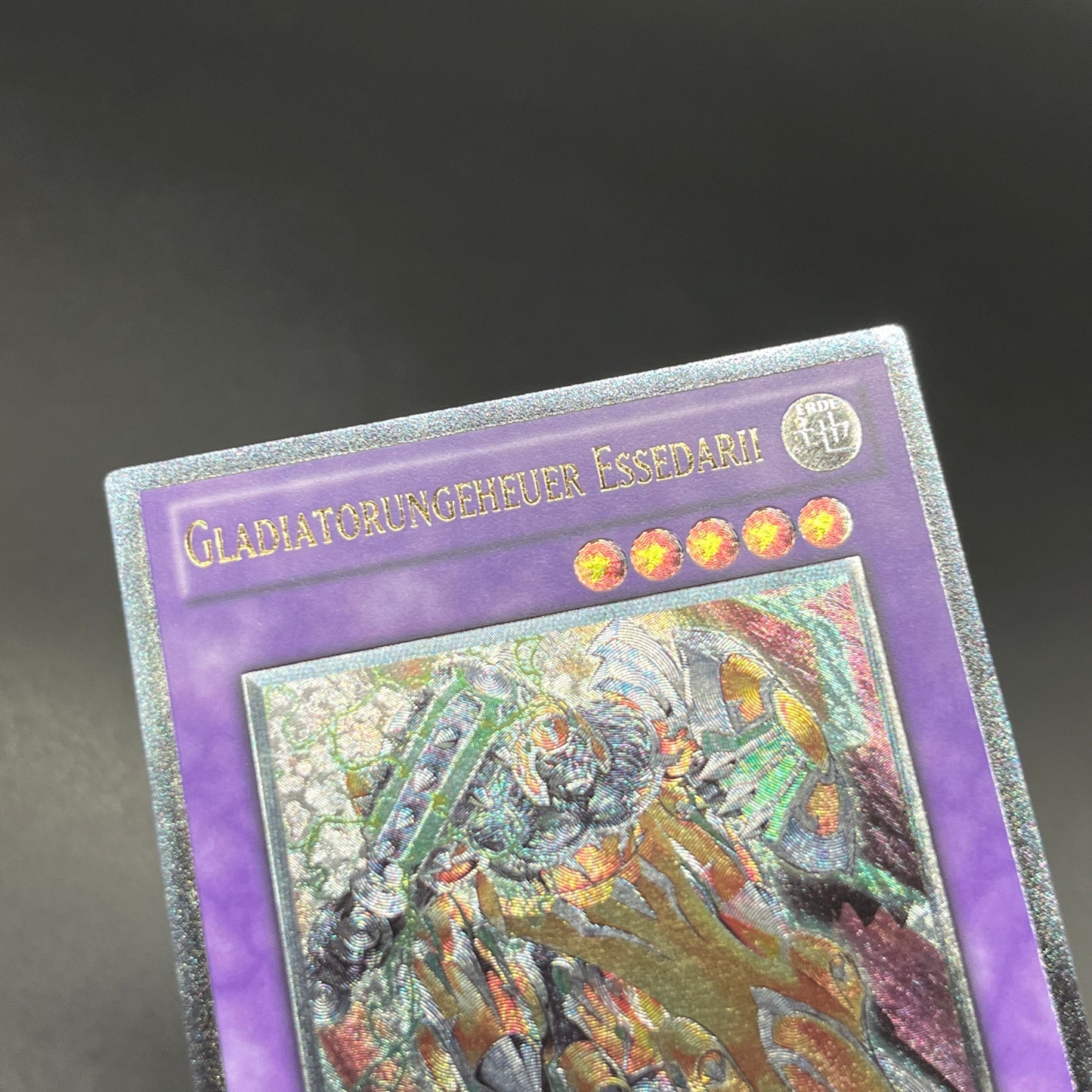遊戯王　剣闘獣エセダリ/レリーフ/ドイツ/EU版