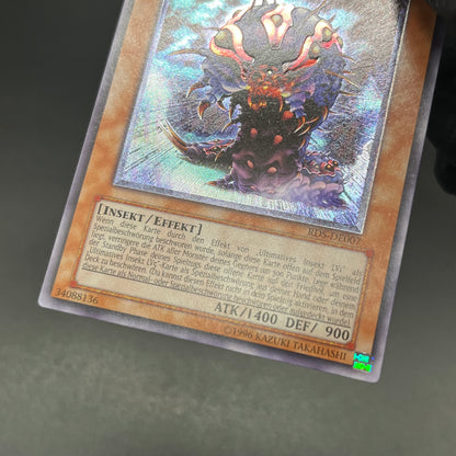 遊戯王　アルティメット・インセクト ＬＶ３/レリーフ/ドイツ/EU版