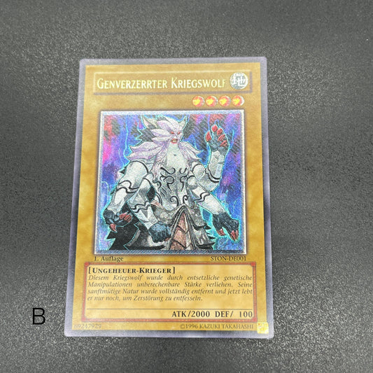 遊戯王　ジェネティック・ワーウルフ/レリーフ/ドイツ語/1st/EU版