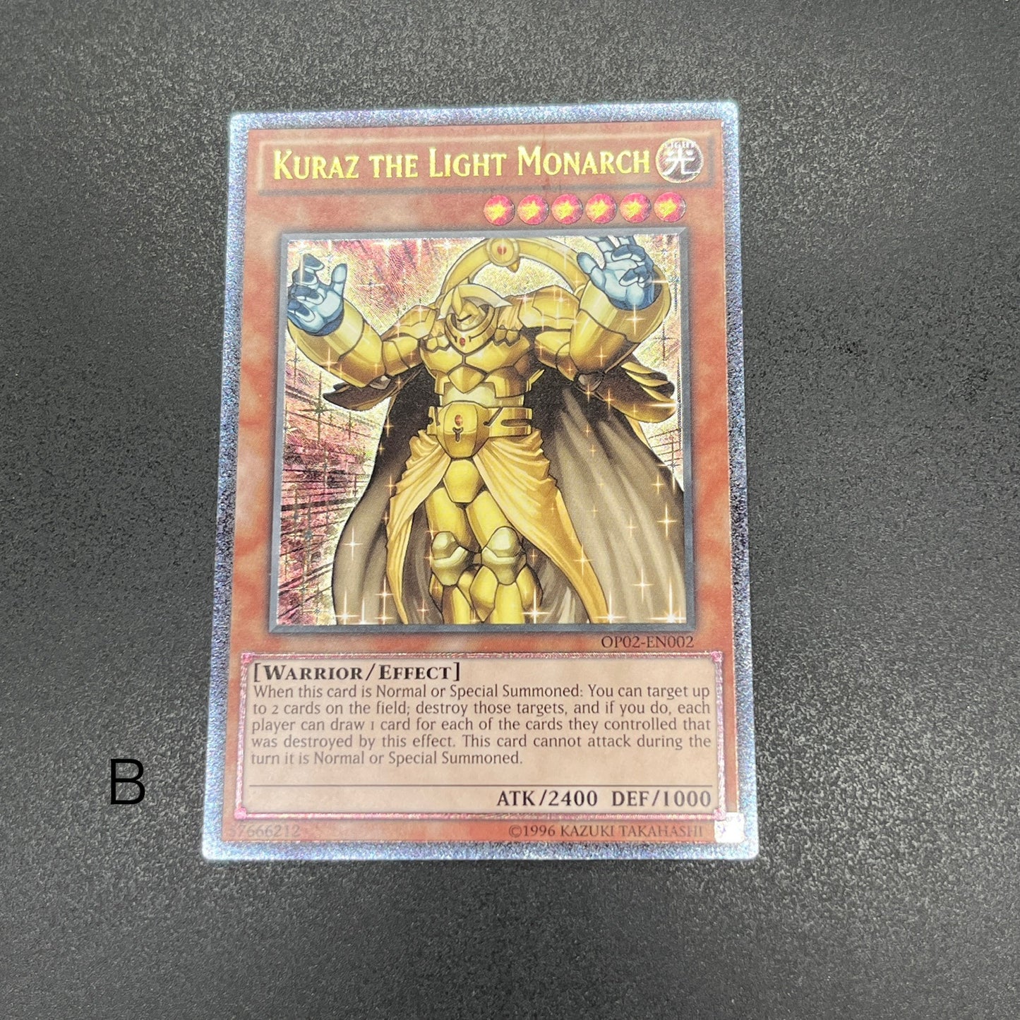 遊戯王　光帝クライス/レリーフ/英語/EU版