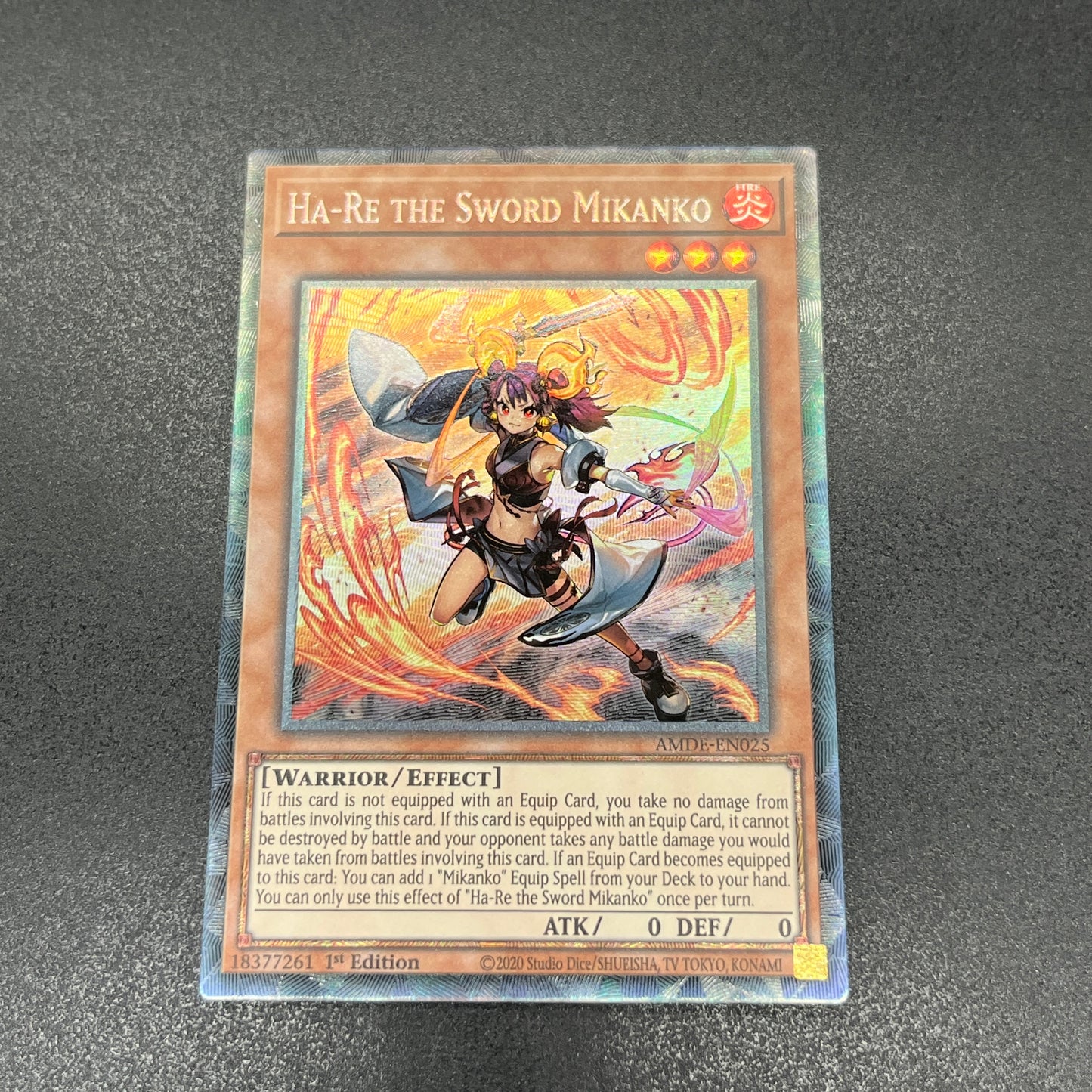 遊戯王　剣の御巫ハレ/コレクターズ/英語/1st/EU版