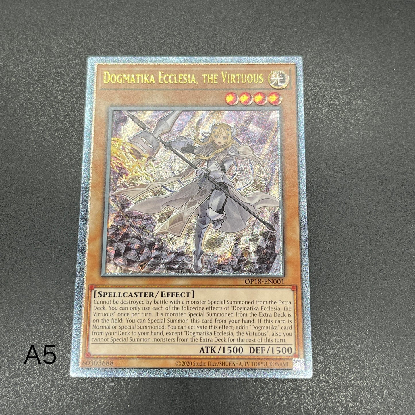 遊戯王　教導の聖女エクレシア/レリーフ/英語/EU版