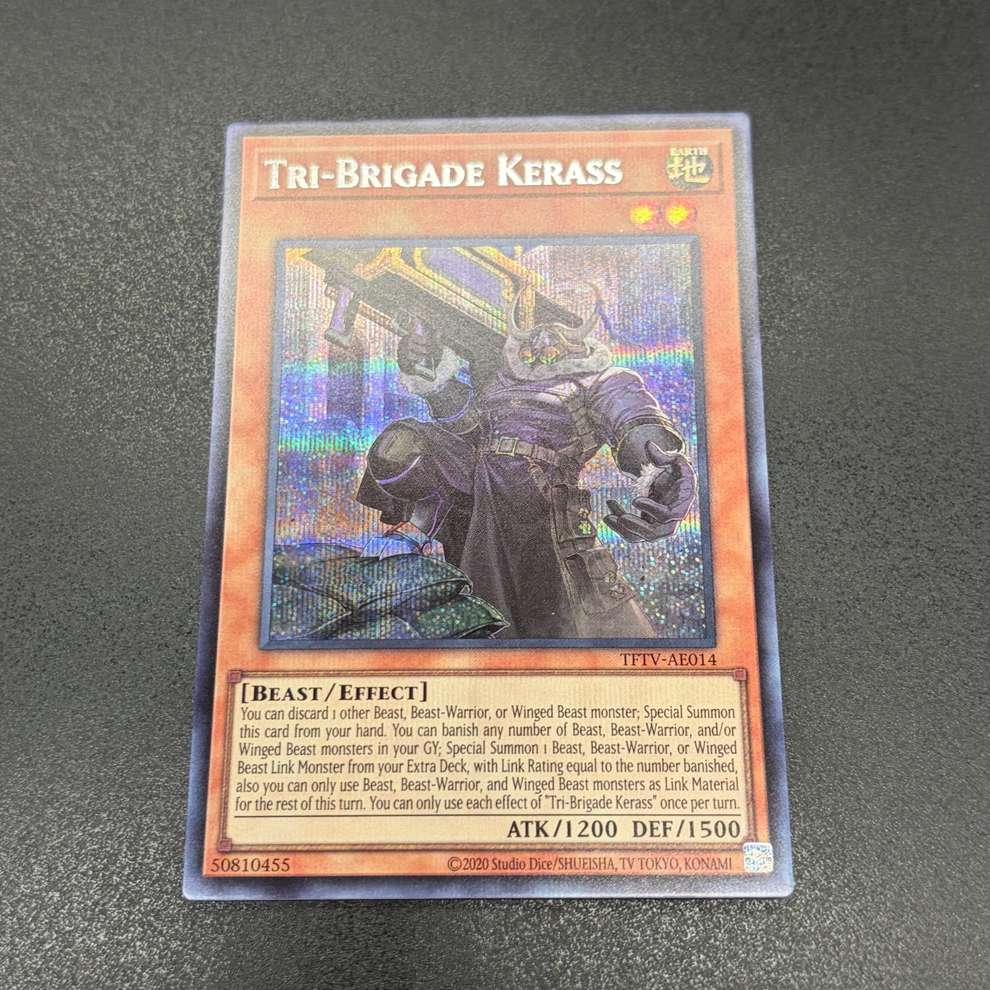 遊戯王　鉄獣戦線 ケラス/シークレット/英語/泰亜版
