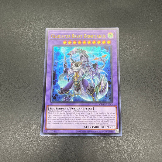 遊戯王　剣闘獣ドミティアノス/ウルトラ/英語/泰亜版