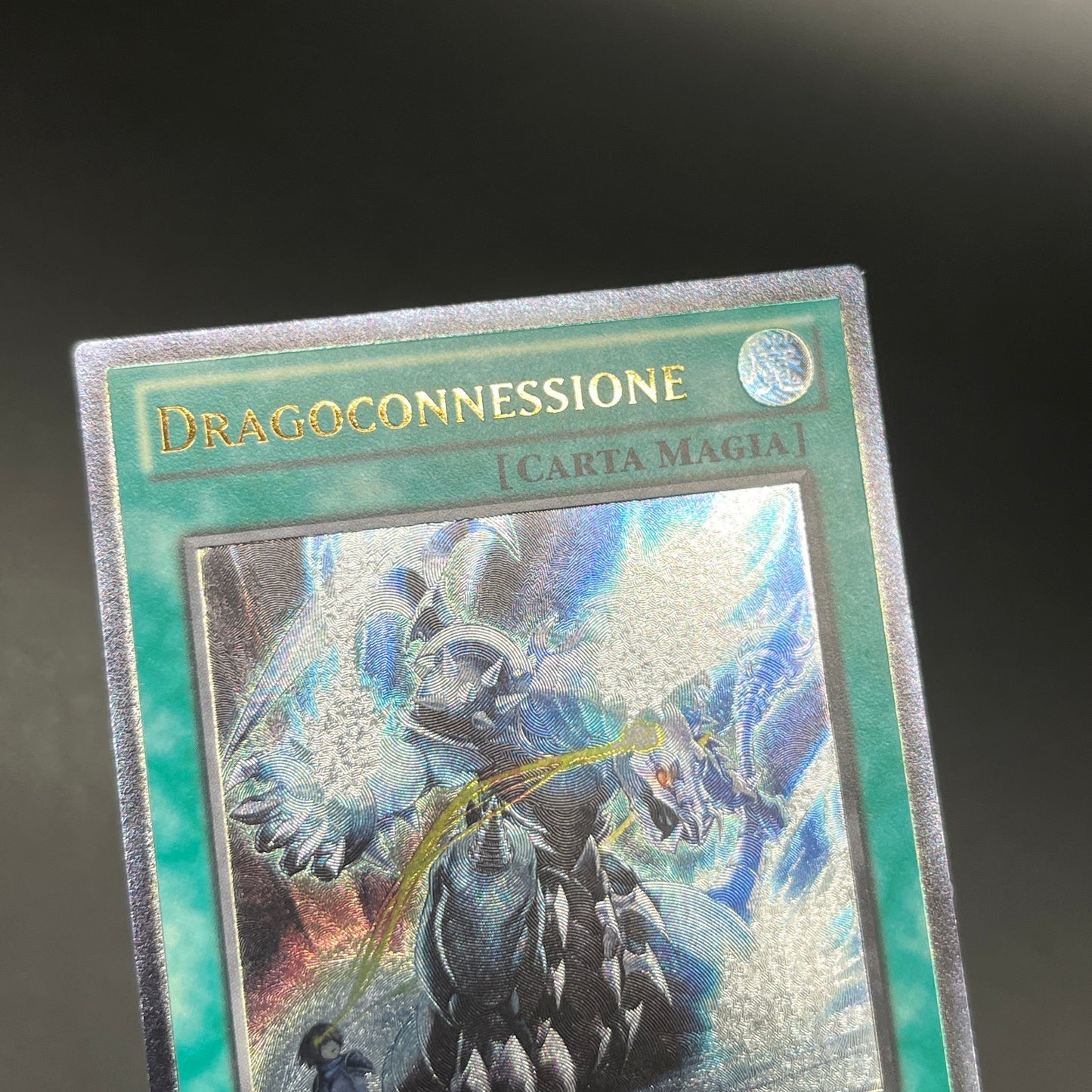 遊戯王　竜の交感/レリーフ/イタリア/1st/EU版