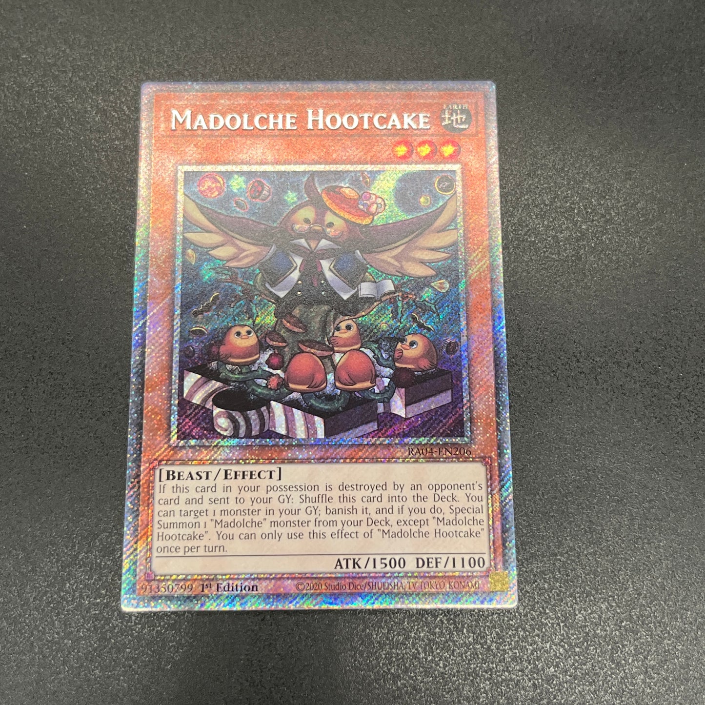 遊戯王　マドルチェ・ホーットケーキ/プラチナ/英語/1st/EU版
