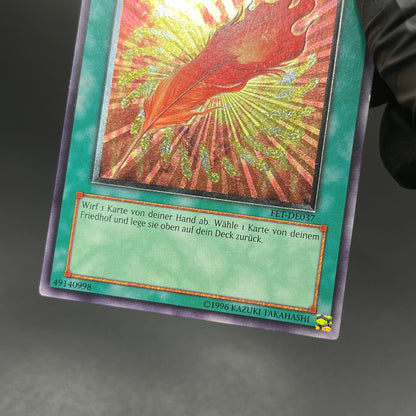 遊戯王　鳳凰神の羽根/レリーフ/ドイツ/EU版