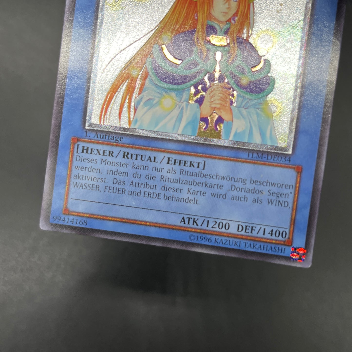 遊戯王　精霊術師ドリアード/レリーフ/ドイツ語/1st/EU版