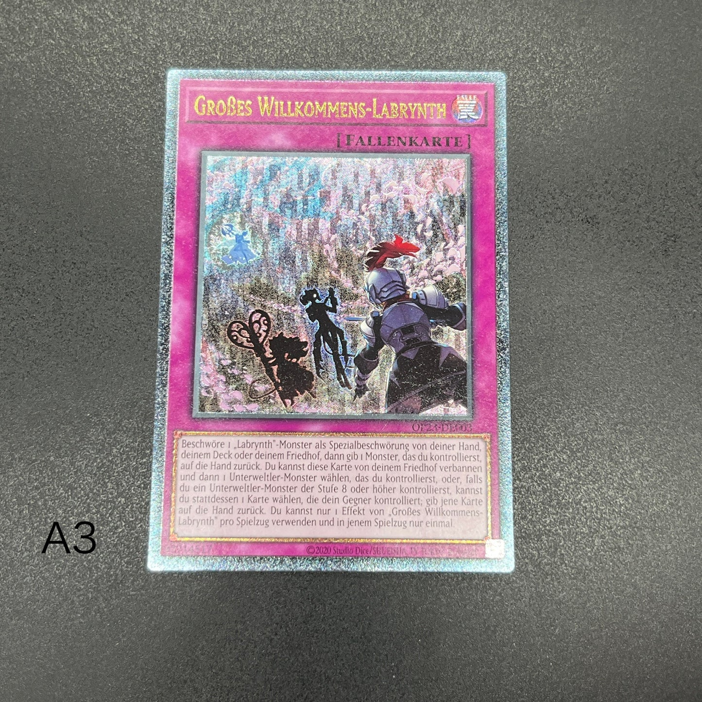 遊戯王　ビッグウェルカム・ラビュリンス/レリーフ/ドイツ/EU版