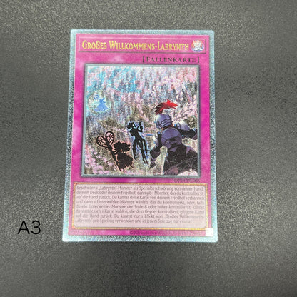 遊戯王　ビッグウェルカム・ラビュリンス/レリーフ/ドイツ/EU版