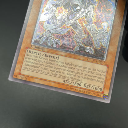 遊戯王　エーリアン・ウォリアー/レリーフ/ドイツ/1st/EU版