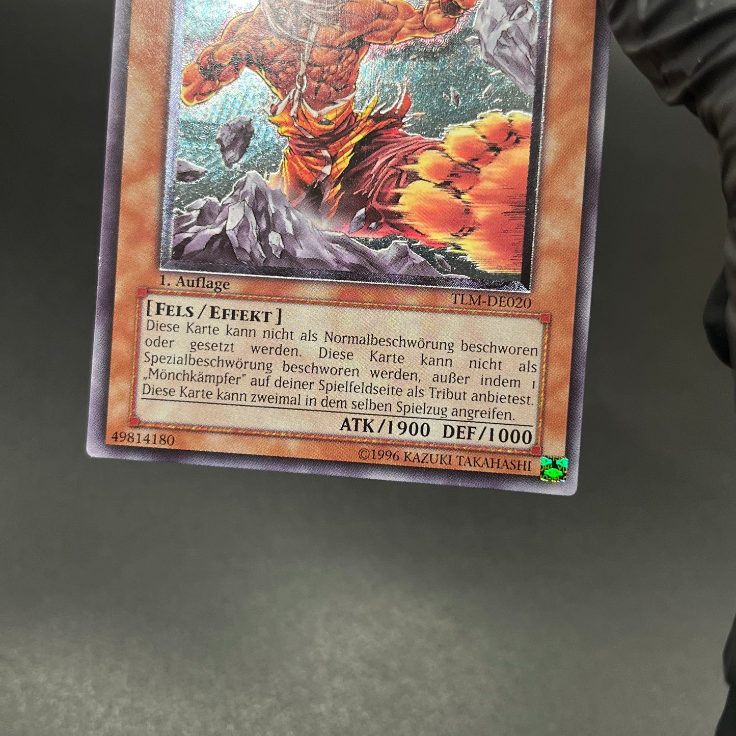 遊戯王　マスターモンク/レリーフ/ドイツ語/1st/EU版