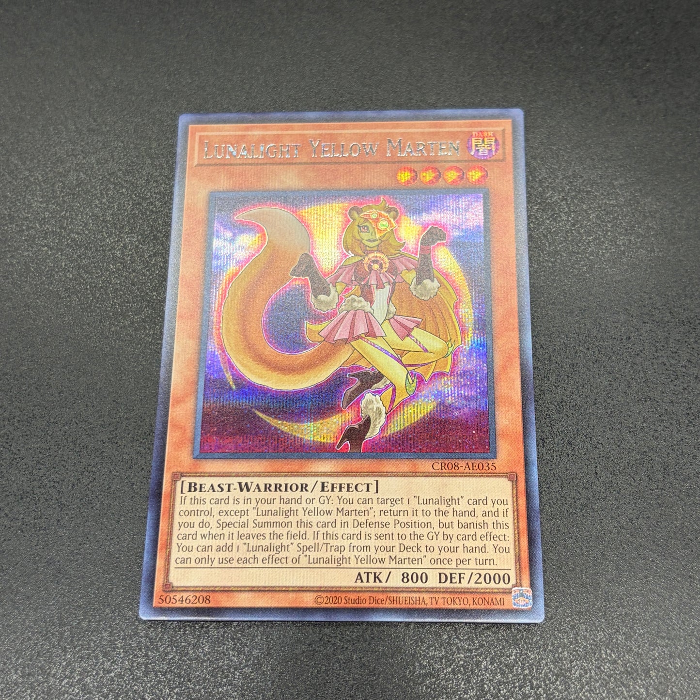 遊戯王　月光黄鼬/シークレット/英語/泰亜版