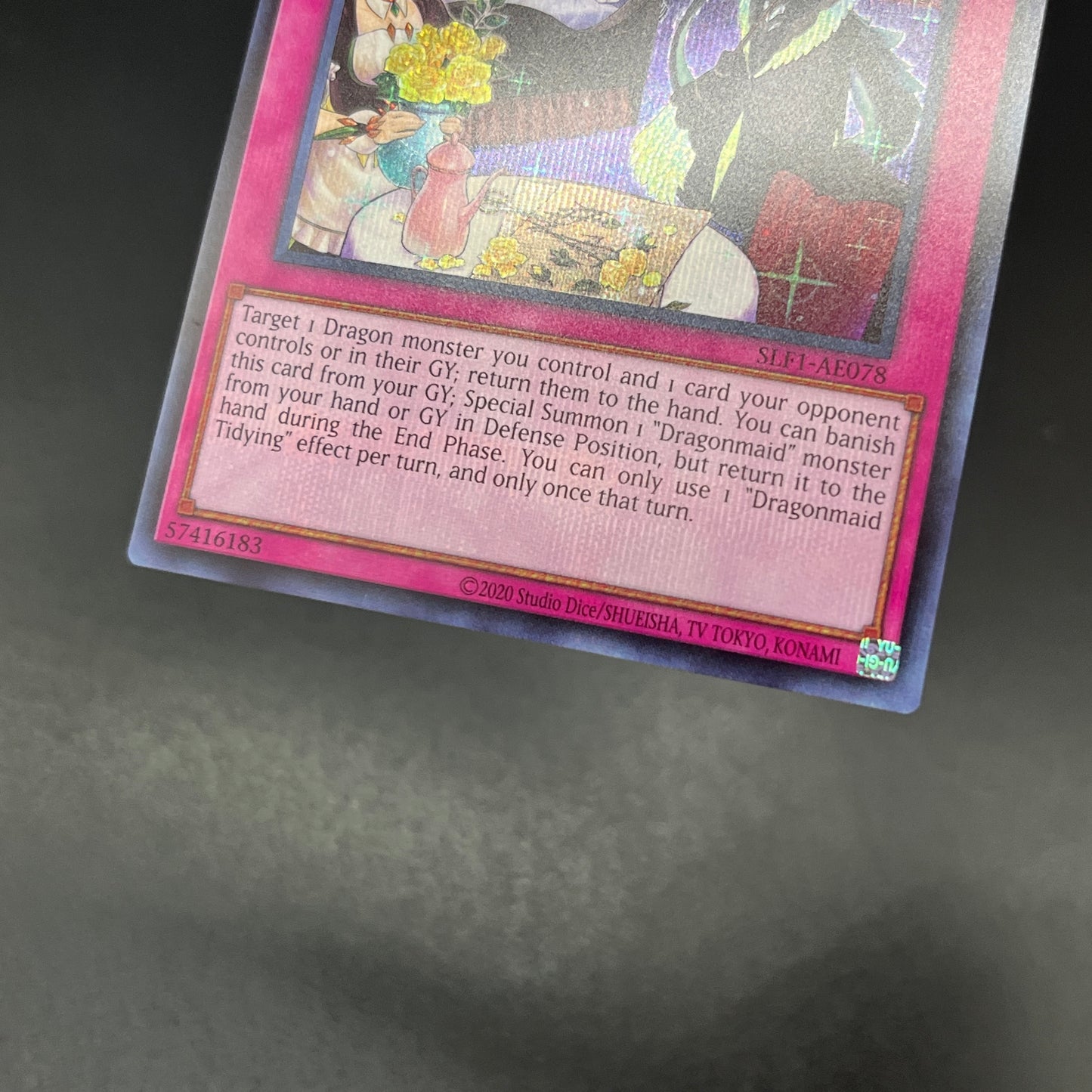 遊戯王　ドラゴンメイドのお片付け/シークレット/英語/泰亜版