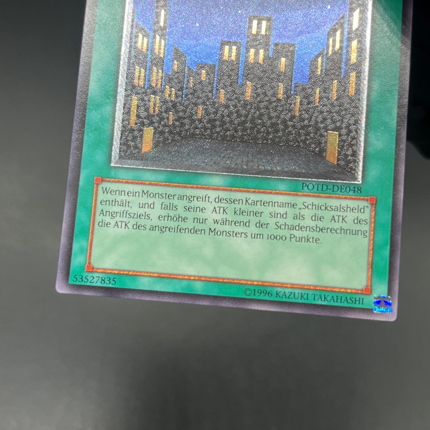 遊戯王　ダーク・シティ/レリーフ/ドイツ/EU版