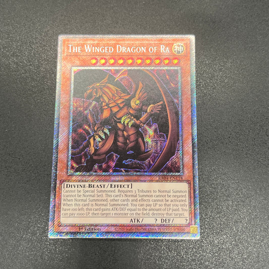 遊戯王　ラーの翼神竜/プラチナ/英語/1st/EU版