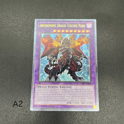遊戯王　悪魔竜ブラック・デーモンズ・ドラゴン/レリーフ/イタリア/1st/EU版