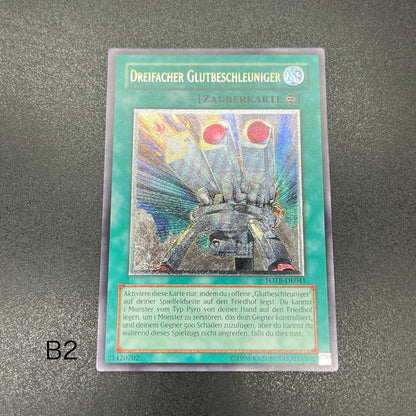 遊戯王　ブレイズ・キャノン・トライデント/レリーフ/ドイツ語/EU版