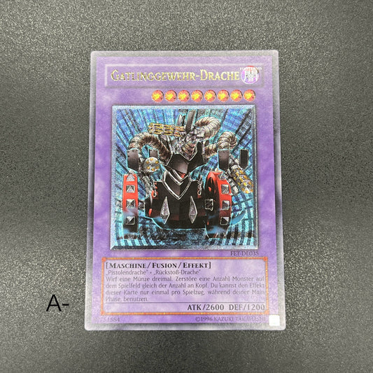 遊戯王　ガトリング・ドラゴン/レリーフ/ドイツ語/EU版