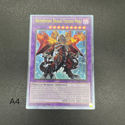 遊戯王　悪魔竜ブラック・デーモンズ・ドラゴン/レリーフ/イタリア/1st/EU版