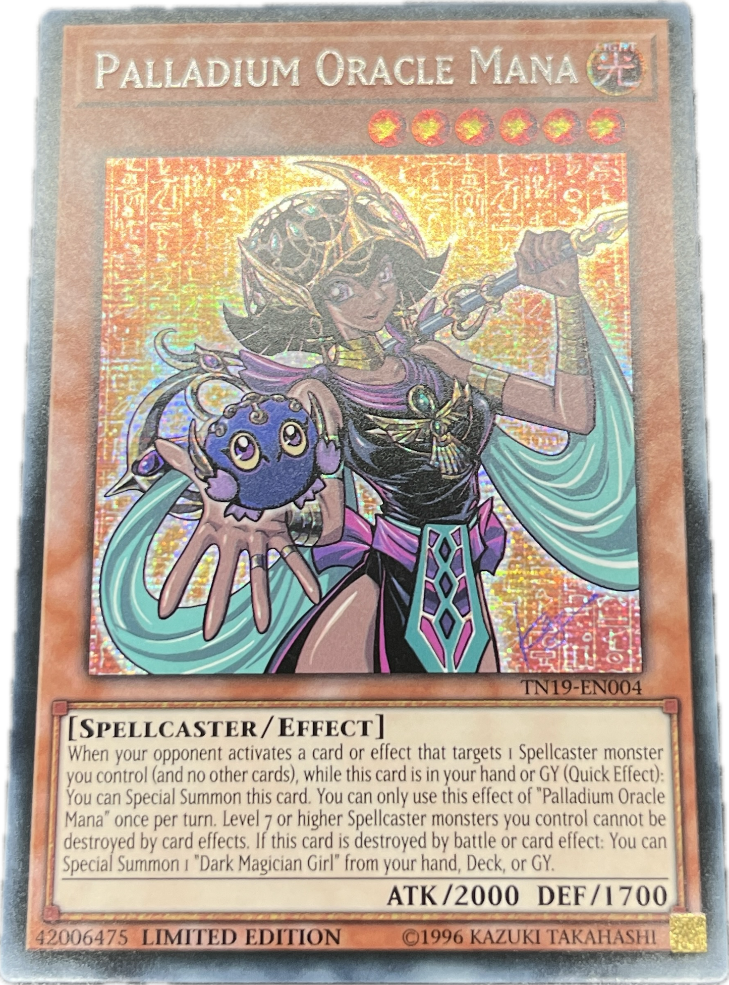 遊戯王　守護神官マナ/シークレット/英語