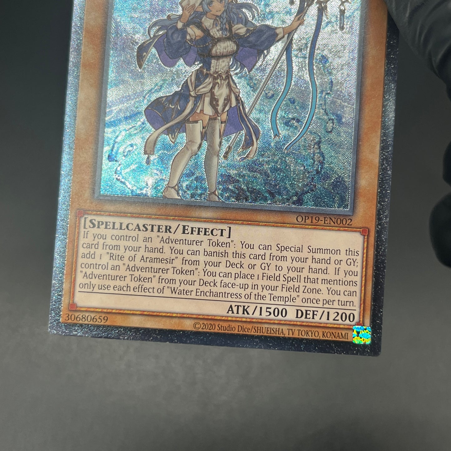 遊戯王　聖殿の水遣い/レリーフ/英語/EU版