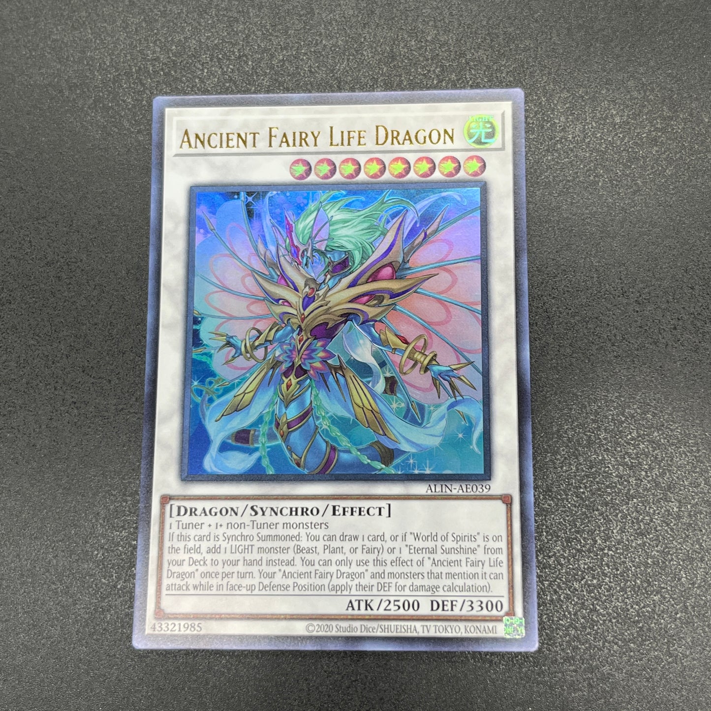 遊戯王　エンシェント・フェアリー・ライフ・ドラゴン/ウルトラ/英語/泰亜版