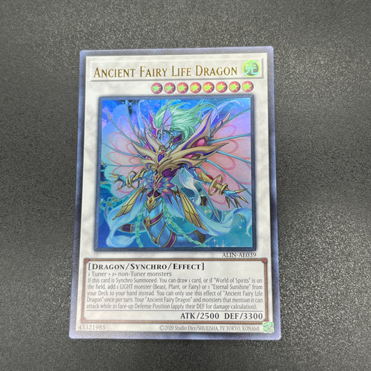 遊戯王　エンシェント・フェアリー・ライフ・ドラゴン/ウルトラ/英語/泰亜版