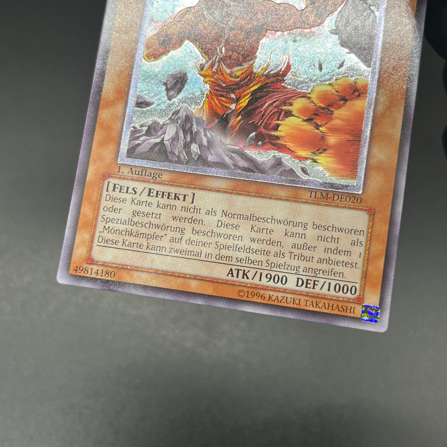 遊戯王　マスターモンク/レリーフ/ドイツ語/1st/EU版