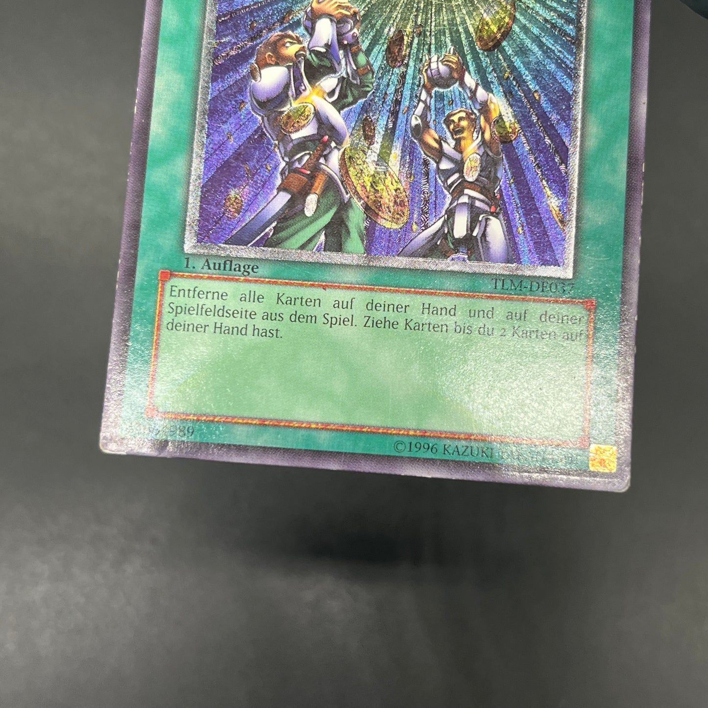 遊戯王　天よりの宝札/レリーフ/ドイツ語/1st/EU版