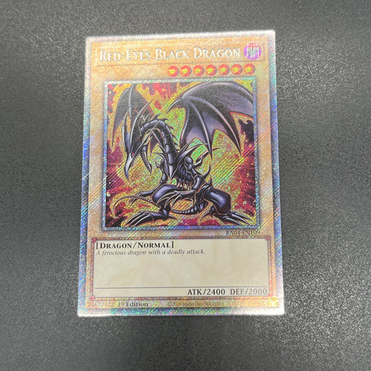 遊戯王　真紅眼の黒竜/プラチナ/英語/1st/EU版