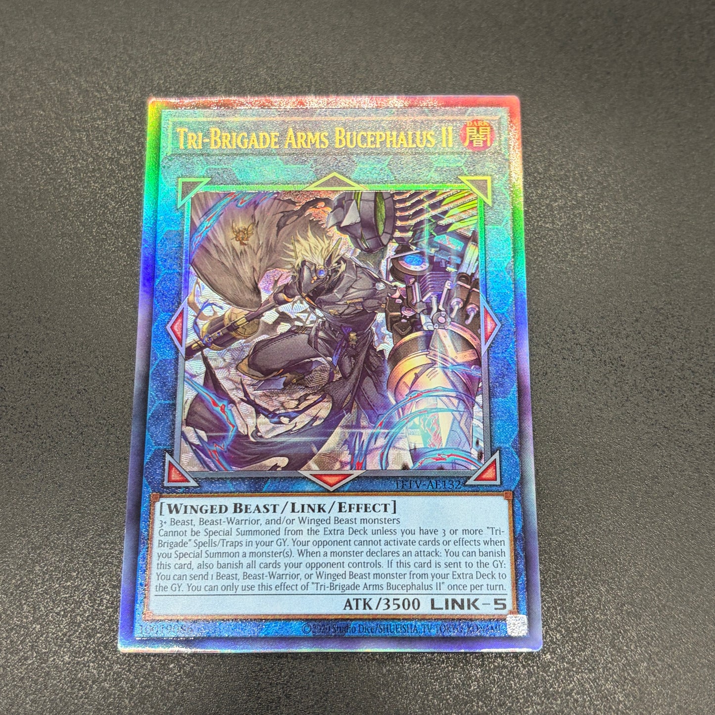 遊戯王　鉄獣式強襲機動兵装改“ＢｕｃｅｐｈａｌｕｓⅡ/レリーフ/英語/泰亜版