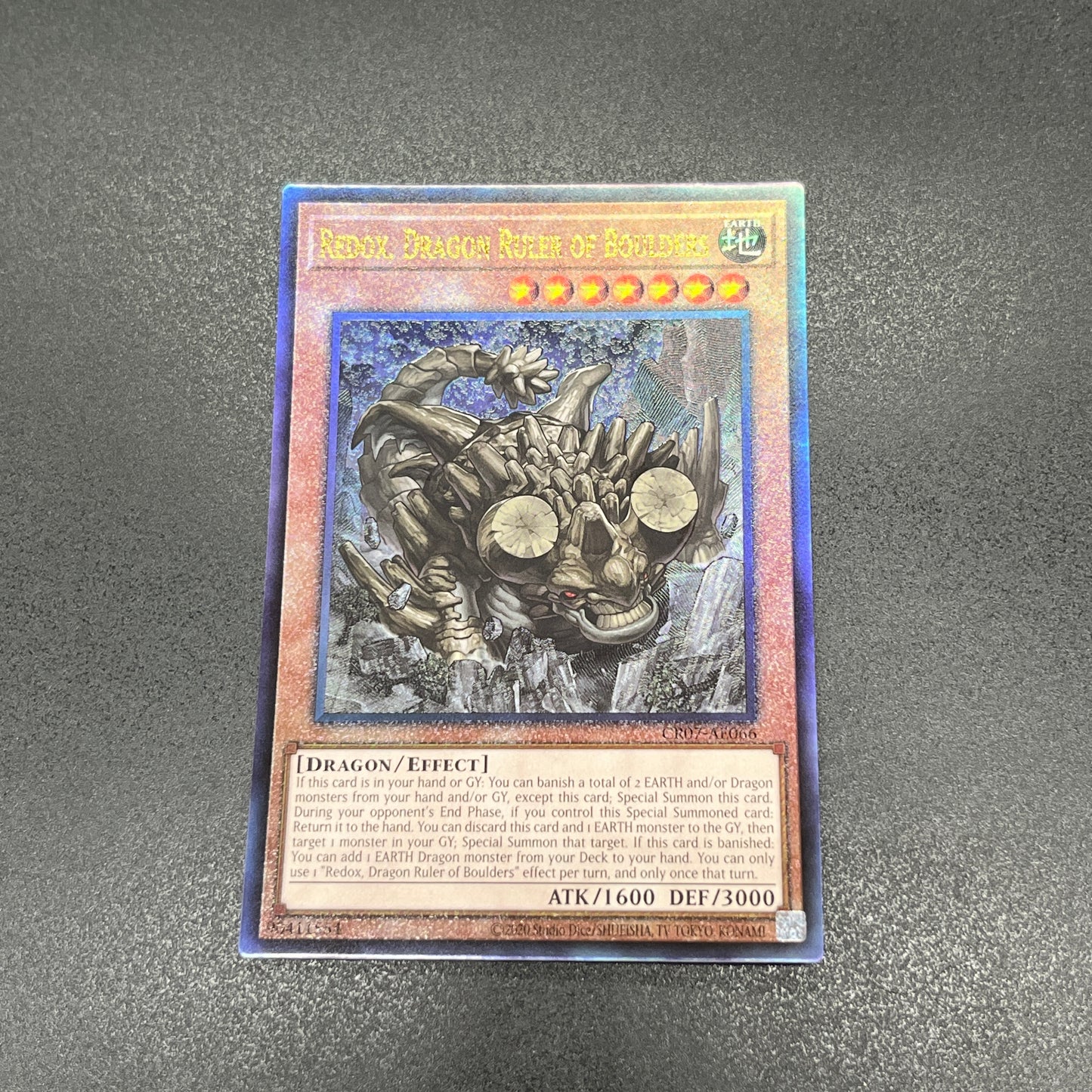 遊戯王　巌征竜－レドックス/レリーフ/英語/泰亜版